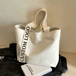 Bolsa de Compras de Lona de Algodón Orgánico Personalizable y Reciclable, Bolsa de Regalo Ecológica, Bolsa de Hombro de Lona de Algodón - Product Image 1