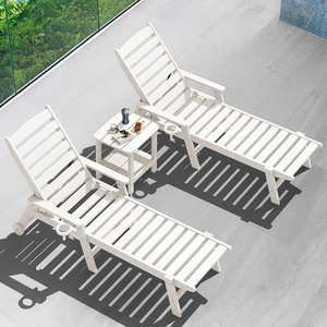 Venta caliente anticorrosión Durable HDPE impermeable patio interior exterior mesa auxiliar - Product Image 3