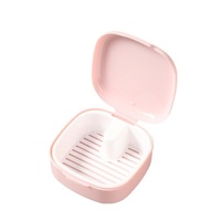 Nouvel étui de rangement en plastique pour appareil dentaire avec miroir, portable et multifonctionnel, étui scellé pour gouttières invisibles