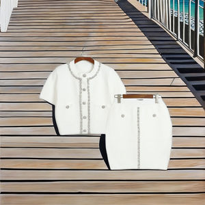 <span class=keywords><strong>ช</strong></span>ุดเซ็ตไหมพรมปักลาย 2 <span class=keywords><strong>ช</strong></span>ิ้น สไตล์ใหม่ปี 2025 สำหรับผู้หญิง กระโปรงสั้นพิมพ์<span class=keywords><strong>ล</strong></span>ายประดับคริสตั<span class=keywords><strong>ล</strong></span> สไตล์ Y2K <span class=keywords><strong>ช</strong></span>ุด<span class=keywords><strong>ล</strong></span>ำลอง 2 <span class=keywords><strong>ช</strong></span>ิ้น เสื้อสเวตเตอร์สีพื้น - Product Image 3