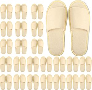 Pantuflas Desechables para Huéspedes, Aptas para Mujeres y Hombres, para Uso en Interiores, Baños, Dormitorios y Hoteles - Product Image 3