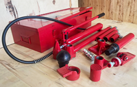 4/10/20 Ton Hydraulic Porta Power Jack Automotive Car Body Frame Repair Kit for Sheetmetal