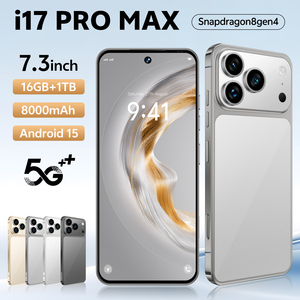 Teléfono Inteligente Global 17 Pro Max 5G LTE con Batería de 8000 mAh, Pantalla OLED HD de <span class=keywords><strong>7</strong></span>.3 Pulgadas, CPU Deca Core, Cámara Trasera de 108MP y Frecuencia de Actualización de 120Hz - Product Image 2