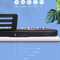 High Quality 88 Keys Portable Electric Piano Keyboard MIDI BT with Various Functions