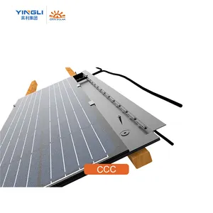 Yingli bipvファサード壁bipv屋根太陽光発電換気ファサード透明ソーラーパネル価格