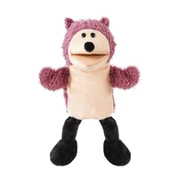 Nouveaux produits Marionnettes à main animales pour jeux interactifs parents-enfants Jouets en peluche éducatifs lion Marionnettes à doigts ventriloques Boîte aveugle