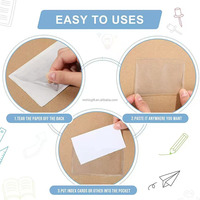 Accessoires de voiture transparents personnalisés, autocollants, porte-documents d'assurance auto avec affichage transparent pour carte auto