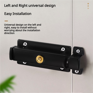 Khóa cửa lò xo mạ kẽm thép giá rẻ sản xuất chuyên nghiệp có nút khóa - Product Image 4