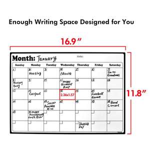 Customizable Whiteboard Writing Boards New Cross-Border <b>Erasable</b> Study Plan Sheets Promotional Refrigerator Magnets Magnetic - Product Image 4
