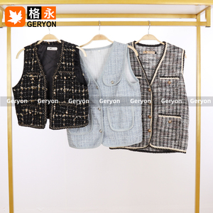 Jupe boucle d'<span class=keywords><strong>occasion</strong></span> Blazer gilet utilisé femmes Tweed vêtements en vrac 45KG 50KG balles pour Ukay Ukay vêtements d'<span class=keywords><strong>occasion</strong></span> - Product Image 3