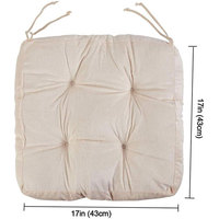 Coussins de chaise épais, coussin de siège d'extérieur, coussin de sol confortable pour la maison