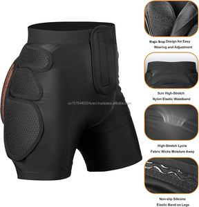 Shorts de protection rembourrés pour snowboard, pantalon de ski avec protection des hanches, coussinets de protection pour le fessier pour le patinage, équipement de protection contre les chocs pour femmes et hommes - Product Image 5