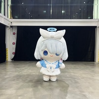Costume de Mascotte Gonflable Publicitaire, Costume Gonflable Fille, Personnage de Dessin Animé Mobile, Mascotte Personnalisée Gonflable