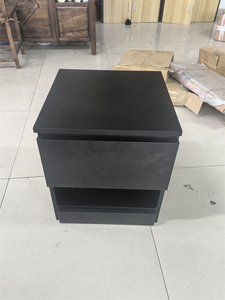 Nightstand พรางตัวเหมาะสำหรับการจัดเก็บอย่างปลอดภัยโต๊ะข้างเตียงเงินที่มีลิ้นชักช่องซ่อนและล็อคอิเล็กทรอนิกส์ - Product Image 2