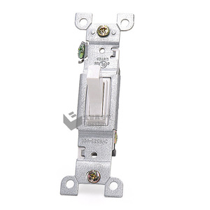 Interruptor de Pared de Plástico de 2 Botones YUHE, 16A 120V IP20, Diseño Industrial Moderno y Duradero, Regulable, Fácil Instalación, 100000 Usos - Product Image 1