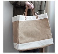 Fabricant professionnel de sacs fourre-tout en lin en stock, sacs cadeaux, sacs de shopping, sacs à main au design patchwork