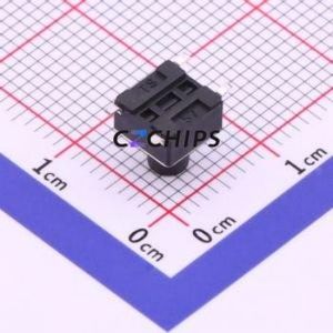 TS-1102S-A-G-B Tactile Switch SMD-4P,6x6mm Switch Single Pole Single Throw Round Button 1N Vertical Mount - Product Image 2