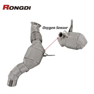 ท่อแคทดาวน์ไพพ์สำหรับรถเฟอร์รารี่ F8 สไปเดอร์/ทริบิวโต้ 3.9T V8 ระบบไอเสียแบบไหลสูงพร้อมแคท - Product Image 4