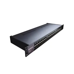 24-Port 100M bilgisayar ağ rafa monte dalgalanma koruyucu tutucu SPD tipi