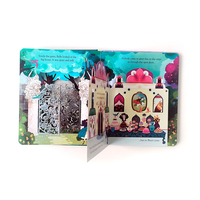 Libros educativos para bebés con solapa, 3D cuentos de hadas, libros de cuentos emergentes para niños, libros de tablero en inglés para niños, impresión