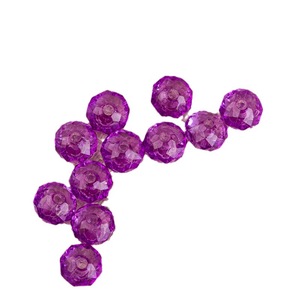 Acrylic Flat Round Beads 4mm Imitation Crystal Loose Beads For Jewelry Making - Product Image 5