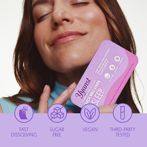 Complément alimentaire de haute qualité à base de mélatonine et d'extrait de racine de valériane pour favoriser le sommeil et améliorer la qualité du sommeil sous forme de bandelettes orales. - Product Image 2