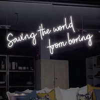 Enseigne de fête néon personnalisée Design libre Enseigne au néon LED Décoration acrylique Happy Birthday Neon