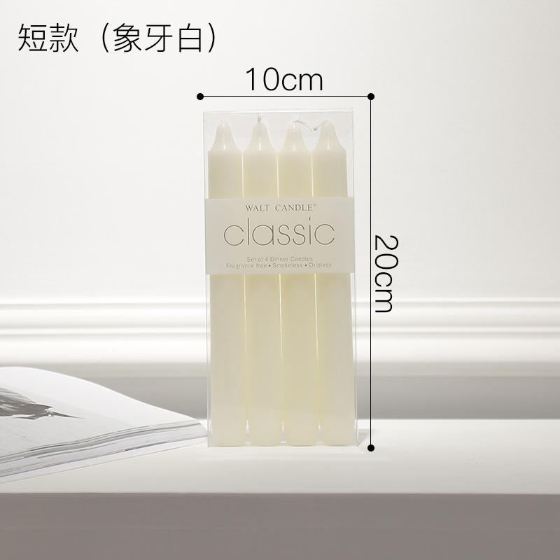 Blanc C29-ivory-tige droite de 20cm