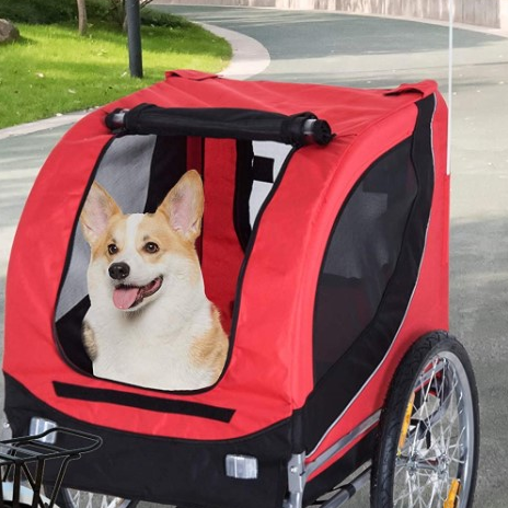 Cargo dog pet bicycle trailer