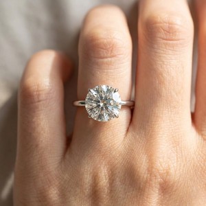 Luxury Fancy Color Diamond Floral Ring For Women Elegant Flower Design Statement Jewelry With Sparkling <b>Stones</b> For Wedding - Product Image 4