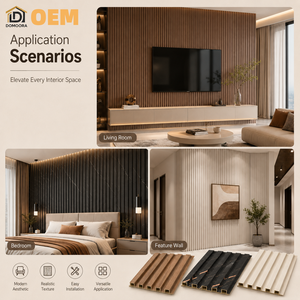 Vente flash - Panneau mural décoratif ignifuge moderne pour bureaux administratifs et revêtement mural commercial - Product Image 3