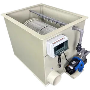 50m3 industriequalität filter trommel mikrofiltration aquatisch koi farm wasserumlauf reinigungsloses system wasseraufbereitung maschine