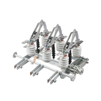 Sectionneur intelligent 3 pôles Pugao GN19-12 Series 12V 630A 12kV en acier inoxydable et cuivre pour ligne de transmission 50/60Hz, garantie 1 an