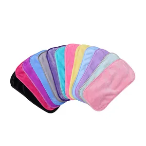 Multicolor Women Facial Care Reusable Microfiber makeup remover face cloth