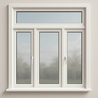 Ventana Corredera Moderna de PVC con Aislamiento Acústico, en Forma de Concha Horizontal, de Plástico y Acero, para Salas de Estar, Oficinas y Apartamentos