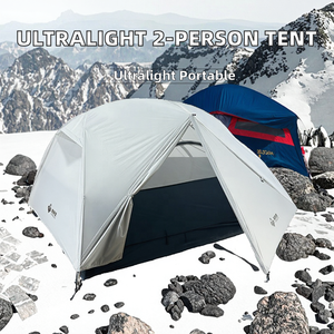 Tente de randonnée ultralégère quatre saisons automatique en polyester, portable, imperméable, pour 2 personnes, double couche, pour le camping - Product Image 2