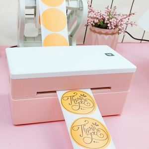 طابعة حرارية محمولة بالجملة من المصنع لملصقات الشحن السريع مقاس 40-110 مم، طابعة ملصقات بوليصة الشحن الصغيرة للتجارة الإلكترونية DIY - Product Image 1