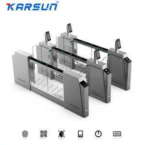 Sistema de Control de Acceso con Torniquete Automático OEM, Barrera Abatible de Acero Inoxidable 304 con Código QR, RFID y Reconocimiento Facial - Product Image 5