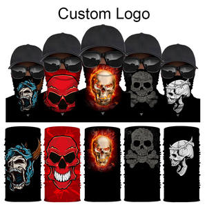 Yifan ผ้าคลุมศีรษะสำหรับปั่นจักรยานกลางแจ้งไร้รอยต่อสำหรับผู้ชายผ้าพันคอพิมพ์ลายดิจิทัลโลโก้ตามสั่ง - Product Image 2