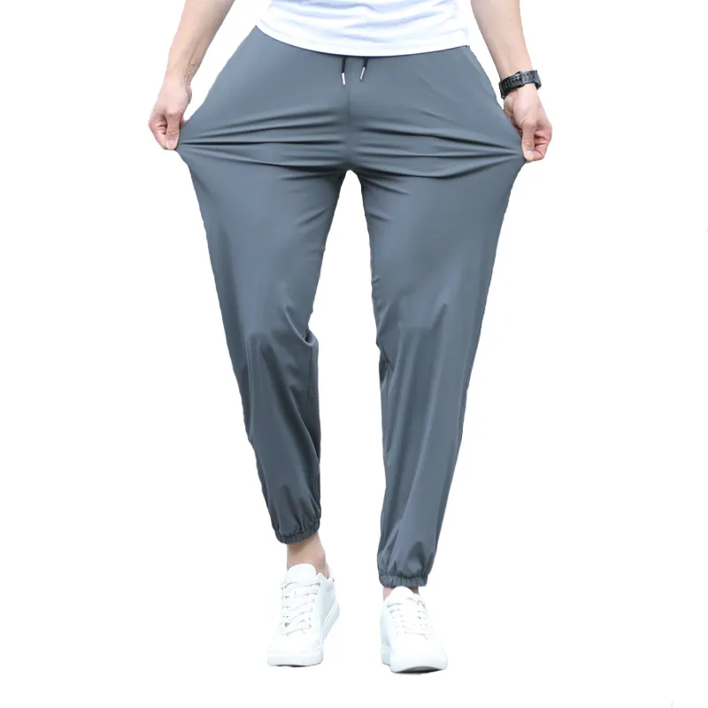Men High Stretch Quick Dry Breathable Thin Summer Outdoor Hiking Climbing Sport Pants