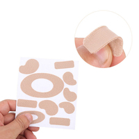 BDE Lint Teint en option Coussinets de pied aléatoires Patchs de talon pour protéger les pieds pour la protection de l'abrasion