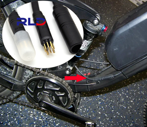 Ebike 3 lõi 9 pin không thấm nước động cơ mở rộng cáp nối Nam đến Nữ Ebike dây cáp - Product Image 6