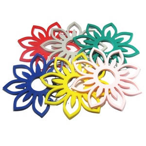 Almohadilla de Silicona de Color Shuxin - Almohadilla de Aislamiento Térmico con Patrón Hueco - Tapete para Barra con Forma Personalizable del Fabricante - Product Image 1