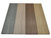 Planches de terrasse en composite à revêtement imperméable antidérapant pour jardin, patio et terrasse