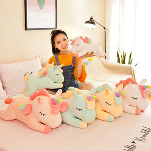 Cadeaux de Saint Valentin <span class=keywords><strong>Top</strong></span> vente coloré Super doux en peluche licorne Animal en peluche jouets pour enfants filles - Product Image 6