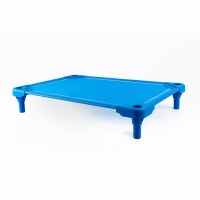 Yalty pabrik grosir PB005 M/95*65*15.2cm pendingin luar ruangan tempat tidur anjing persegi panjang serat dapat ditinggikan tahan air untuk mode besar