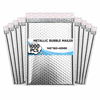 Enveloppe d'emballage industrielle imperméable, film aluminium, sac à bulles