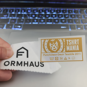 May nhãn nhà máy tùy chỉnh truyền nhiệt cho quần áo Silicone nhãn may nhãn tùy chỉnh với logo cho quần áo - Product Image 1