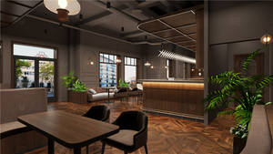 Móveis de <span class=keywords><strong>Bar</strong></span> de Luxo Sob Medida para Restaurantes e Lounges - Balcão de <span class=keywords><strong>Bar</strong></span> em Madeira Premium com Iluminação Ambiente e Assentos Combinando - Product Image 5