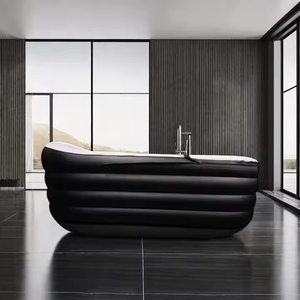 Bañera Inflable Plegable Portátil con Logotipo Personalizado para Adultos, Bañera Ovalada de PVC para Baños de Hielo, Ducha y Hidromasaje - Product Image 3
